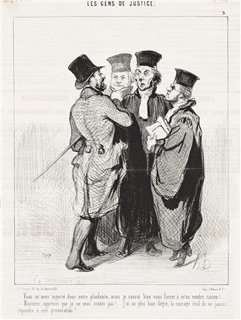 HONORÉ DAUMIER Les Gens de Justice.